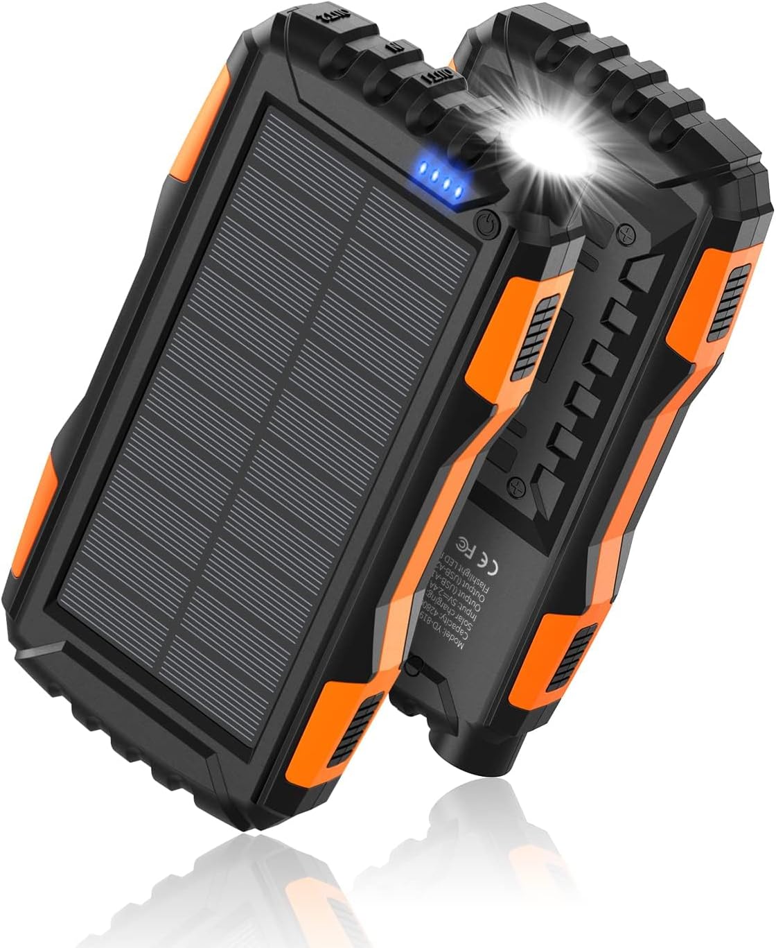 Power Bank Solar Charger - 42800mAh, Waterproof