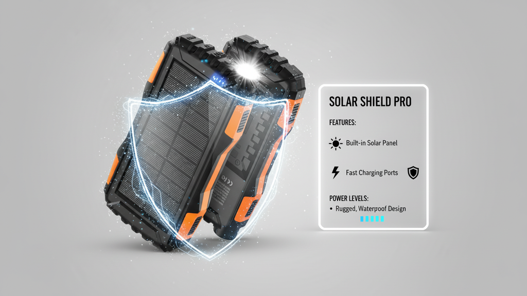 Power-Bank-Solar-Charger - 42800mAh Portable Charger,Solar Power Bank,External Battery Pack 5V3.1A Qc 3.0 Fast Charger Built-in Super Bright Flashlight (Orange)